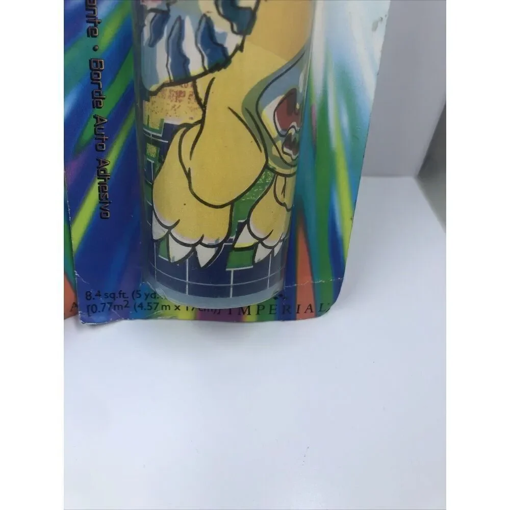 3 Digimon Digital Monsters Self Stick Wall Paper Border 8.4sq.ft 5ydx6.75in VTG.